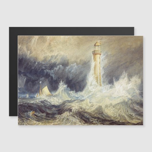 Turner - Bell Rock Lighthouse Magnetische Kaart (Voorkant / Achterkant)