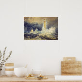 Turner - Bell Rock Lighthouse Poster (Keuken)
