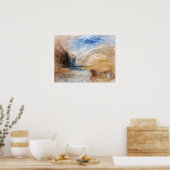 Turner - berglandschap met meer poster (Keuken)