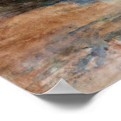 Turner - berglandschap met meer poster (Hoek)