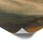 Turner - Bovenste waterval van Reichenbach regenbo Poster (Hoek)