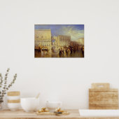 Turner - Brug der Zuchten, Venetië Poster (Keuken)