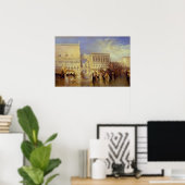 Turner - Brug der Zuchten, Venetië Poster (Thuiskantoor)