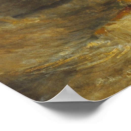 Turner - calamiteit bij Zee Poster (Hoek)