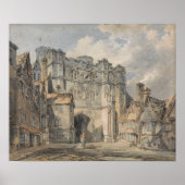 Turner - Christelijke Kerk Gate, Canterbury Poster (Voorkant)