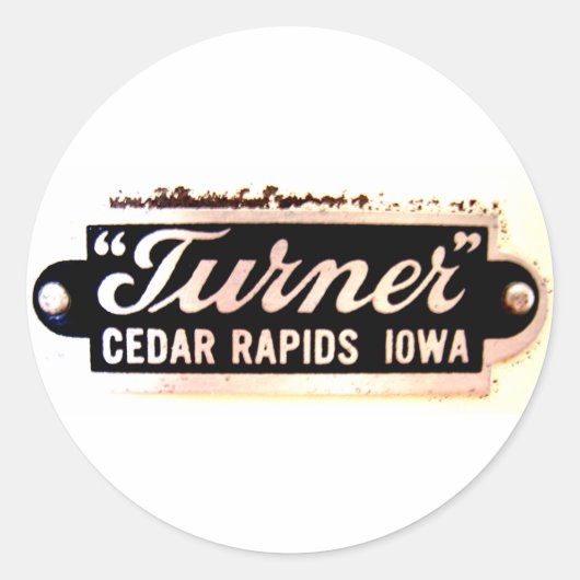 Turner Company ronde sticker (Voorkant)