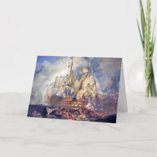 turner , de strijd van trafalgar ( 1822 ) kaart