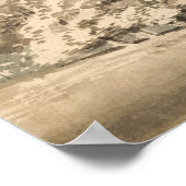 Turner - Drie Georgisch huis in Park Poster (Hoek)