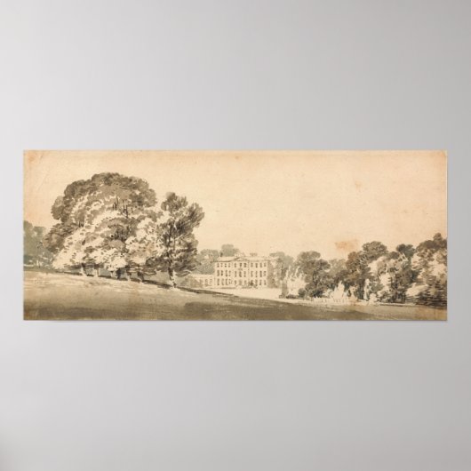 Turner - Driekamerig Georgisch Huis In Park Poster (Voorkant)