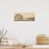 Turner - Driekamerig Georgisch Huis In Park Poster (Keuken)