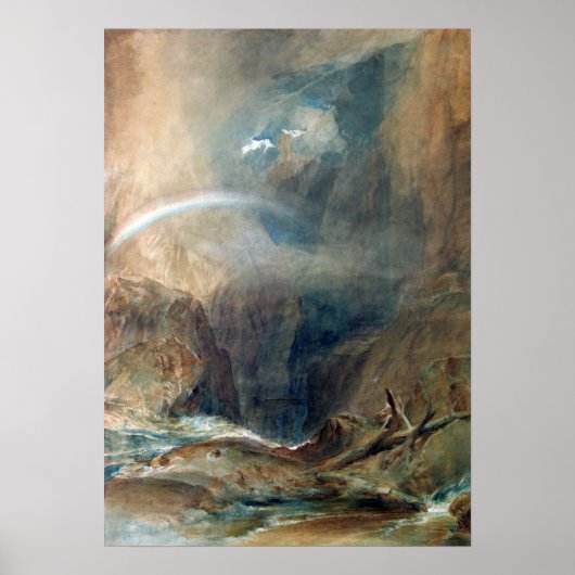 Turner - Duivelsbrug, St Gotthardpas Poster (Voorkant)