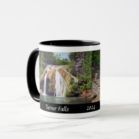 Turner Falls & Collings Castle Oklahoma - Ontwerpe Mok (Voorkant links)