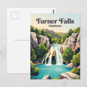 Turner Falls Oklahoma Briefkaart (Voorkant / Achterkant)