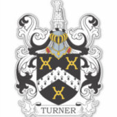 Turner Family Crest Sticker (Voorkant)