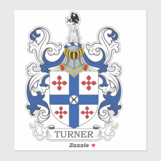 Turner Family Crest Sticker