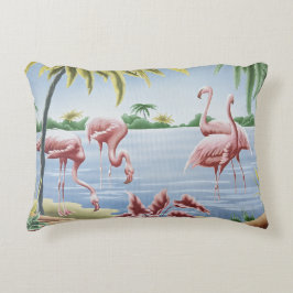 Turner Flamingo Sierkussen met levendige kleuren Accent Kussen