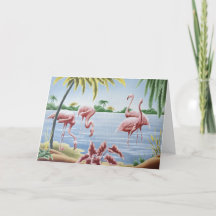  Turner Flamingo Vriend Dank u kaart