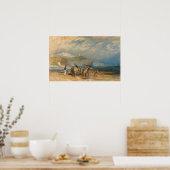 Turner - Folkestone Harbour en Coast to Dover Poster (Keuken)