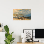Turner - Folkestone Haven en kust tot Dover Poster (Thuiskantoor)