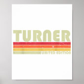 TURNER Funny Job Title Professionals Birthday Work Poster (Voorkant)