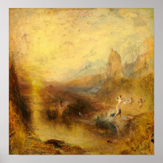 Turner - Glaucus en Scylla Poster (Voorkant)