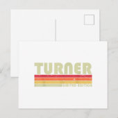 TURNER Grappige Functietitel Beroep Verjaardag Wer Briefkaart (Voorkant / Achterkant)