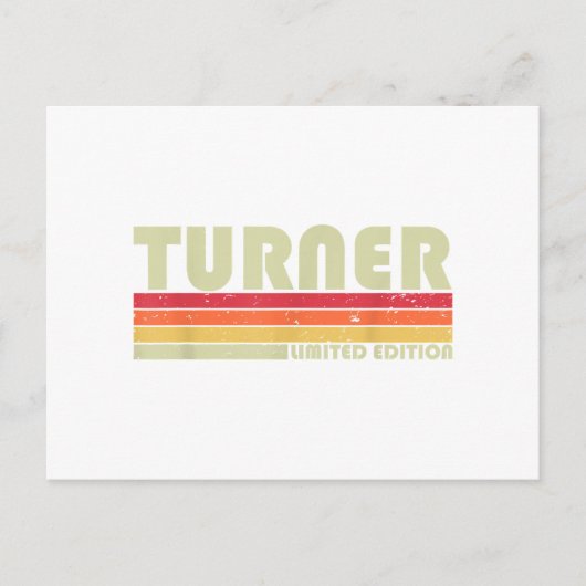 TURNER Grappige Functietitel Beroep Verjaardag Wer Briefkaart (Voorkant)