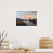 Turner - Harlech Castle van Twgwyn Ferry Summer Poster (Keuken)