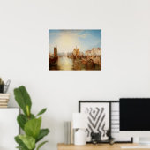 Turner - haven van Dieppe Poster (Thuiskantoor)