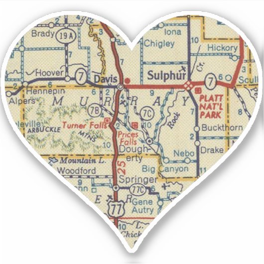 Turner Herfsten Oklahoma Sticker (Voorkant)