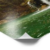 Turner Herfsten Oklahoma Waterfall Foto Afdruk (Hoek)