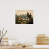 Turner - in Valley bij Vietri Poster (Keuken)