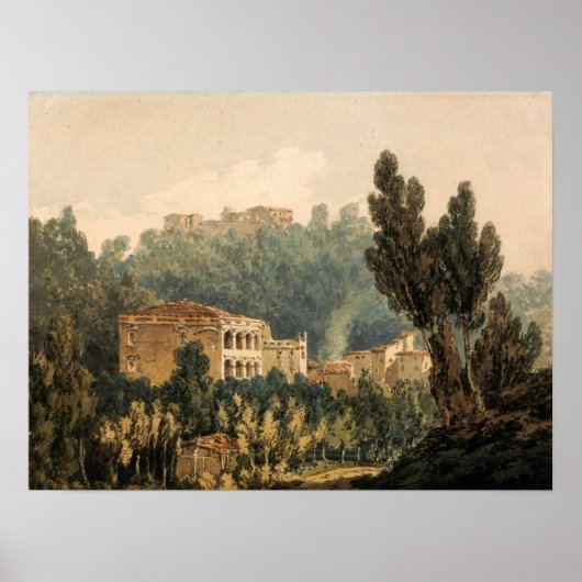 Turner - in Valley bij Vietri Poster (Voorkant)