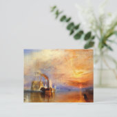 Turner, J M W - De vechtende Téméraire trok naar H Briefkaart (Staand voorkant)