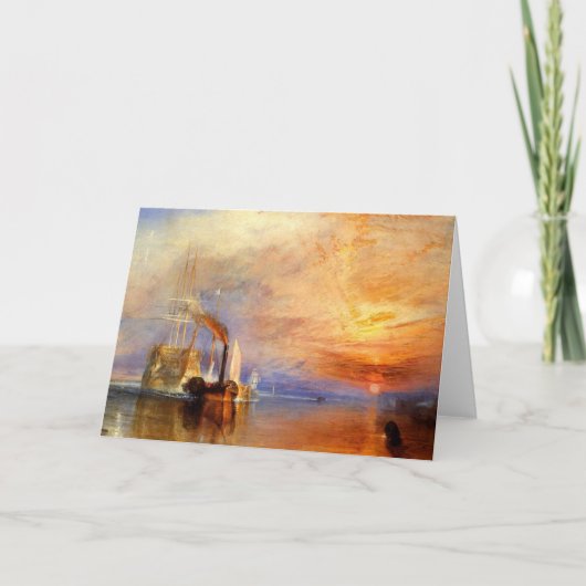 Turner, J M W - De vechtende Téméraire trok naar H Kaart (Voorkant)