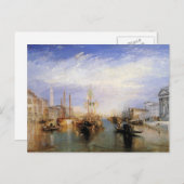 turner , j m w - het grote kanaal - venetië briefkaart (Voorkant / Achterkant)