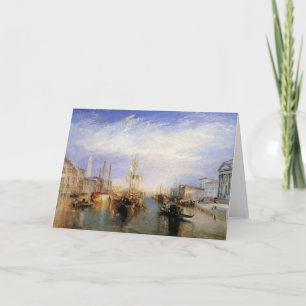 turner , j m w - het grote kanaal - venetië kaart