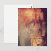 Turner, Joseph Mallord William Der Brand der House Briefkaart (Voorkant / Achterkant)