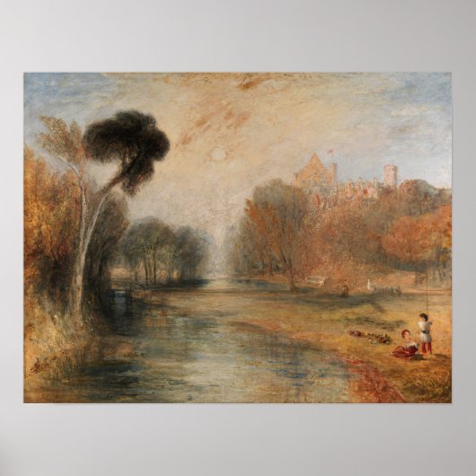 Turner - Kasteel Rosenau Coburg Poster (Voorkant)
