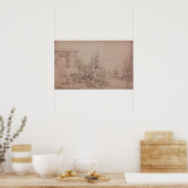 Turner - Kolenschepen laden North Shields Poster (Keuken)