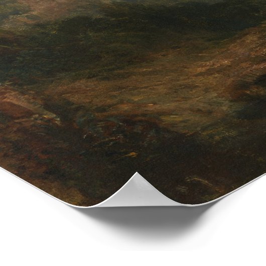 Turner - Lake Avernus Aeneas and Cumaean Sybil Poster (Hoek)