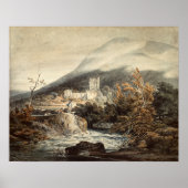 Turner - Llanthony Abbey, Monmouthshire Poster (Voorkant)