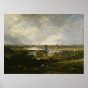 Turner - Londen van Greenwich Park Poster