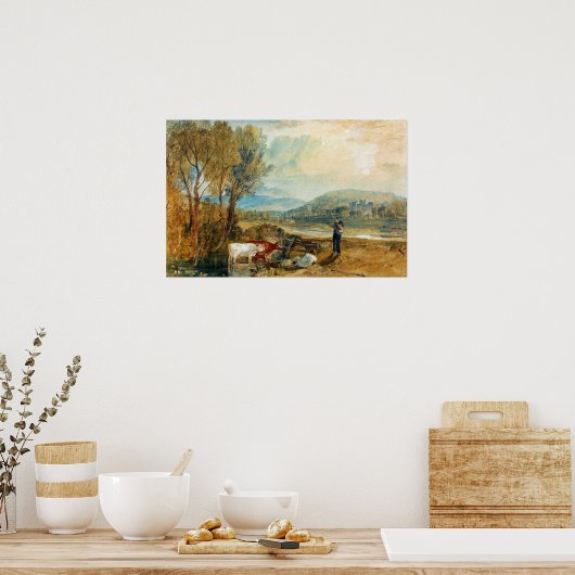 Turner - Lulworth Castle Dorset Poster (Keuken)