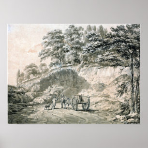 Turner - Man Met Paard en Kar Entree Groeve Poster