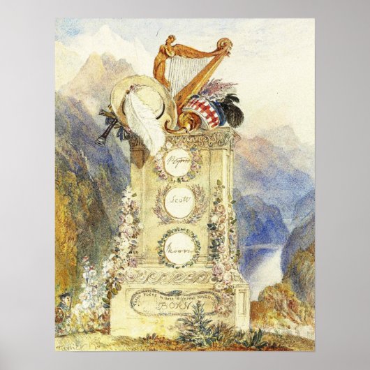 Turner - Memorial to Byron Scott and Moore Poster (Voorkant)