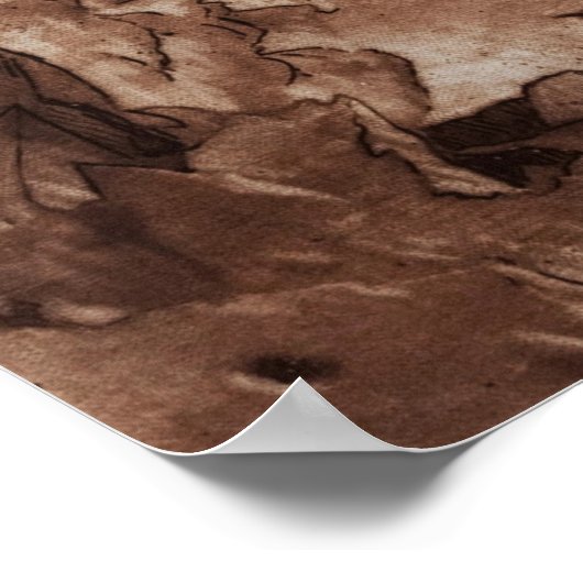 Turner - Mer de Glace vallei van Chamonix Savoy Poster (Hoek)