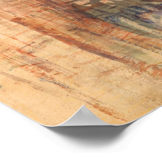 Turner - Mouth of Grand Canal , Venetië Poster (Hoek)