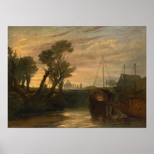 Turner - Newark Abbey Poster (Voorkant)