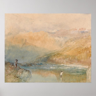 Turner - On Mosell Near Traben Trarbach Poster